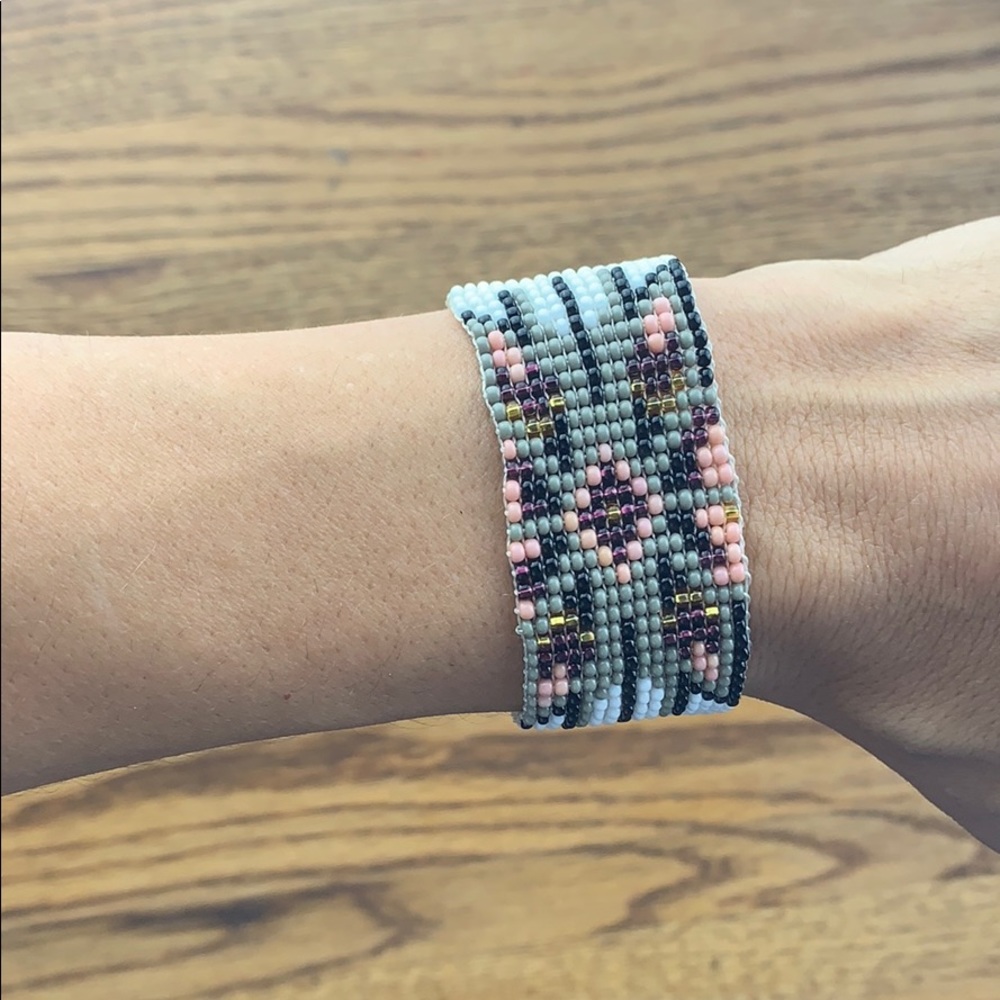 🐓 Boho beaded bracelet